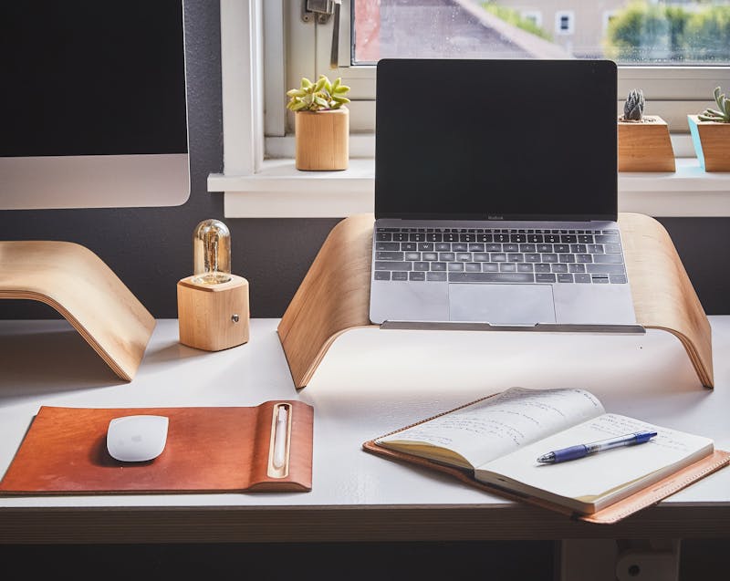 a home-based freelancing setup